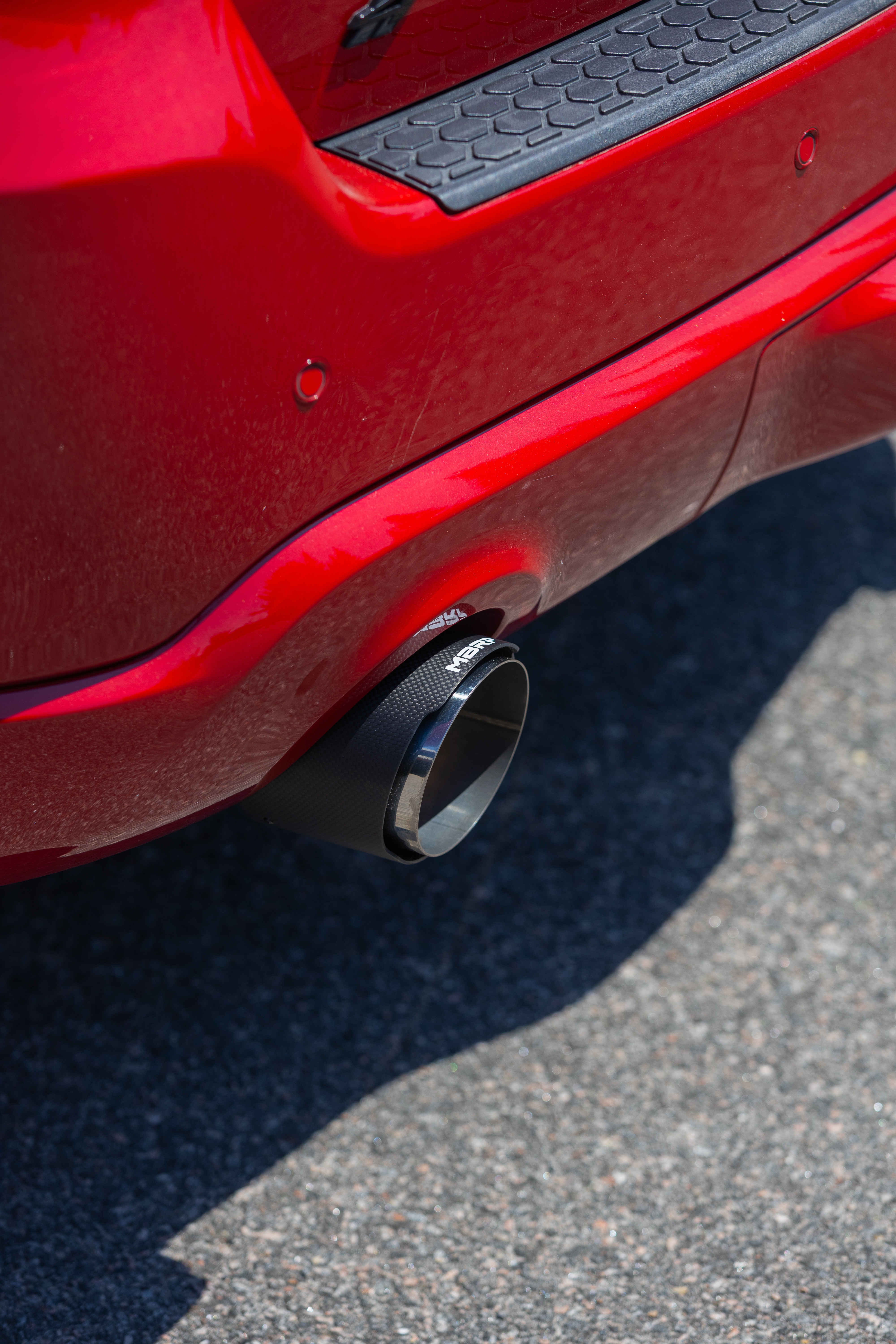 MBRP Exhaust S51073CF MBRP 3in Cat-Back, Dual Rear Exit, T304, CF Tips, Street